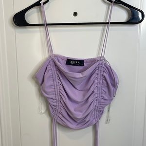 Light Purple Crop Top - Akira - Large